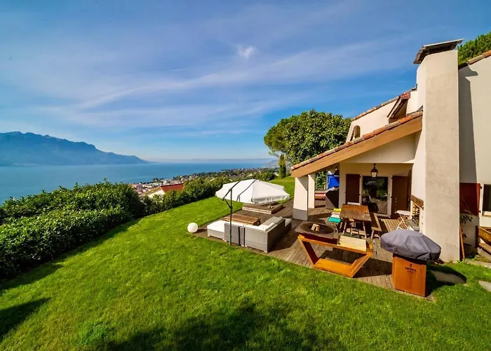 Sunset House With Gorgeous View Of The * Montreux